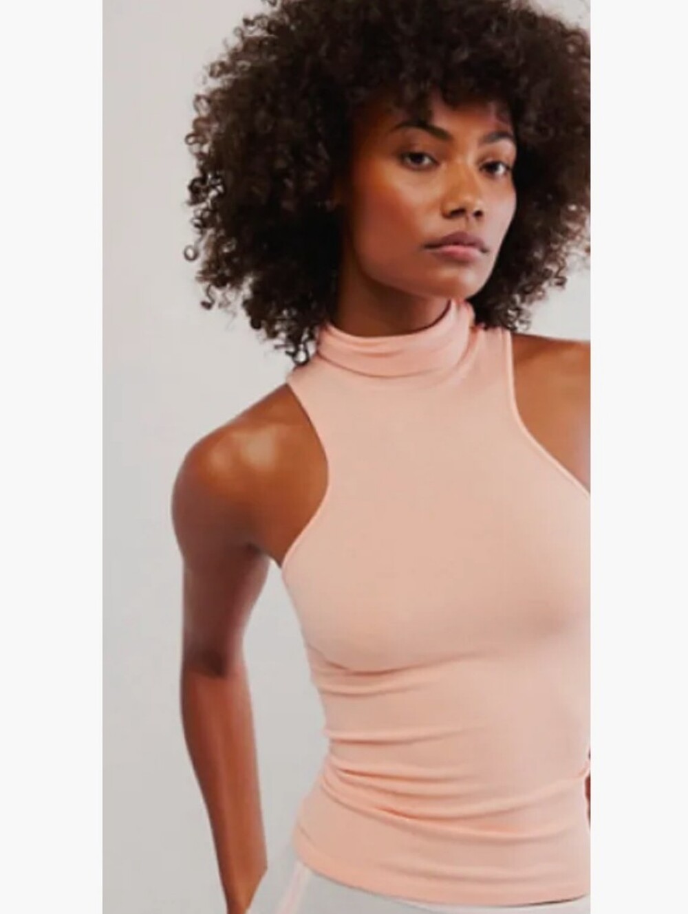 Free People NWTs Always Ready Seamless Turtleneck Tank